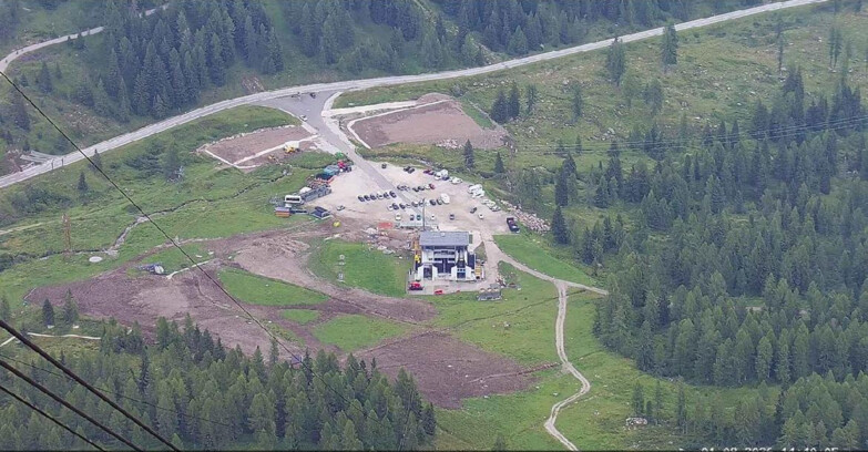 Webcam Passo San Pellegrino-Falcade  - Arrivo Seggiovia