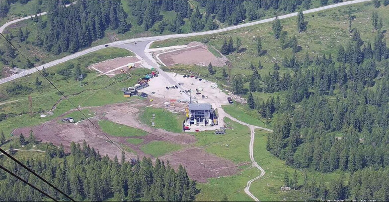 Webcam Passo San Pellegrino-Falcade  - Arrivo Seggiovia