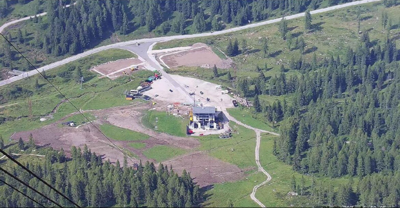 Webcam Passo San Pellegrino-Falcade  - Arrivo Seggiovia
