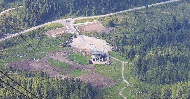 Webcam Passo San Pellegrino-Falcade  - Arrivo Seggiovia