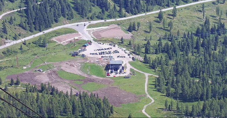 Webcam Passo San Pellegrino-Falcade - Arrivo Seggiovia