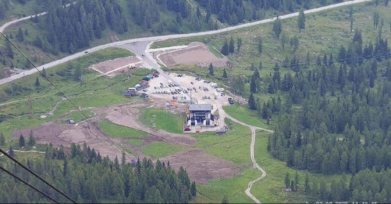 Webcam Passo San Pellegrino-Falcade  - Arrivo Seggiovia