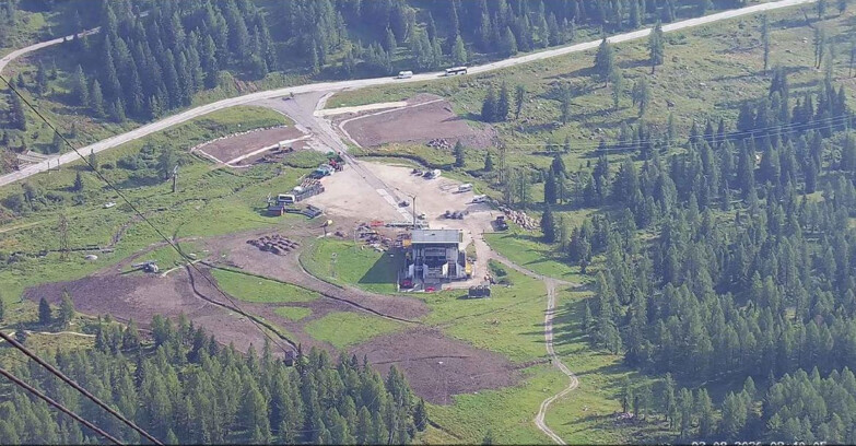 Webcam Passo San Pellegrino-Falcade  - Arrivo Seggiovia
