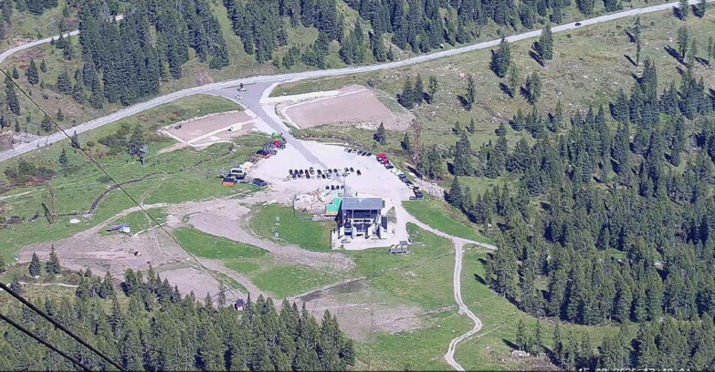 Webcam Passo San Pellegrino-Falcade - Arrivo Seggiovia