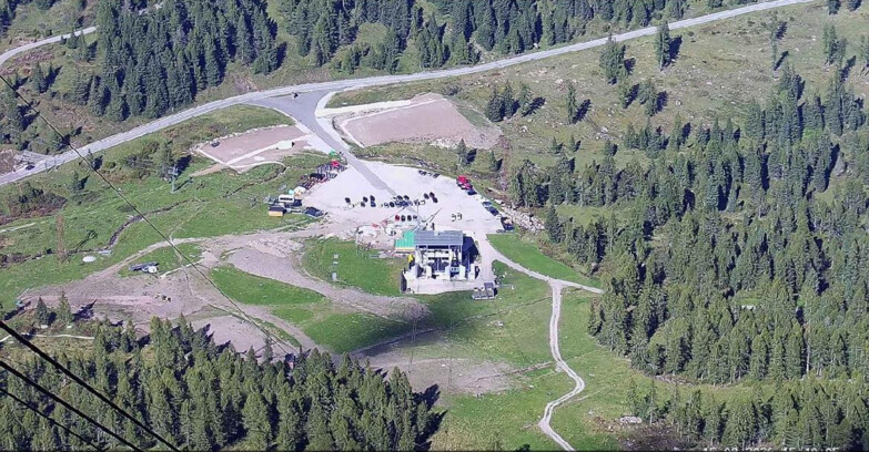 Webcam Passo San Pellegrino-Falcade - Arrivo Seggiovia