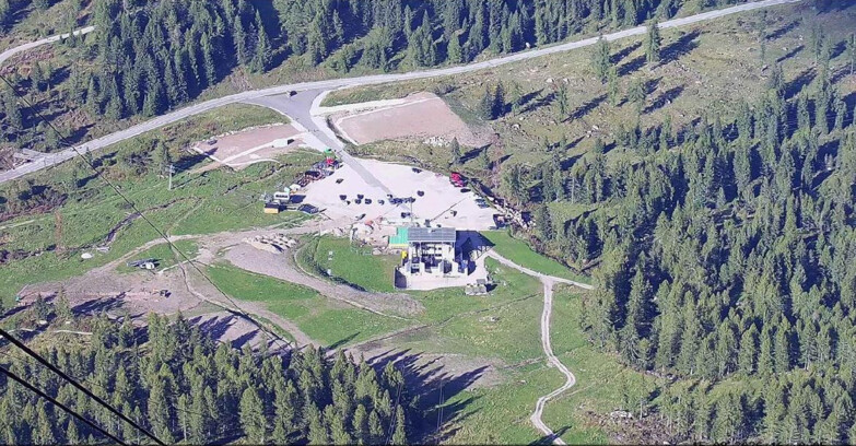 Webcam Passo San Pellegrino-Falcade - Arrivo Seggiovia