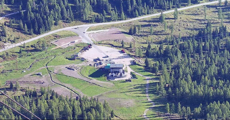 Webcam Passo San Pellegrino-Falcade - Arrivo Seggiovia