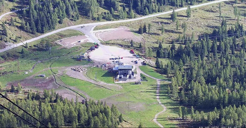 Webcam Passo San Pellegrino-Falcade - Arrivo Seggiovia