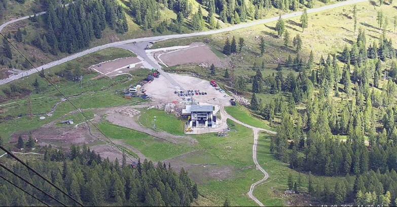 Webcam Passo San Pellegrino-Falcade - Arrivo Seggiovia