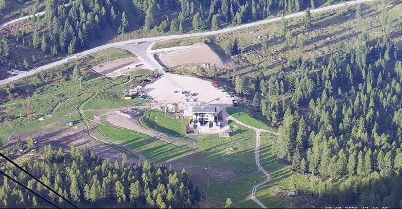 Webcam Passo San Pellegrino-Falcade - Arrivo Seggiovia