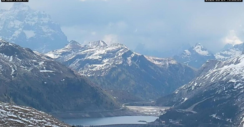 Webcam Канацей-Бельведере  - Lago e Passo Fedaia