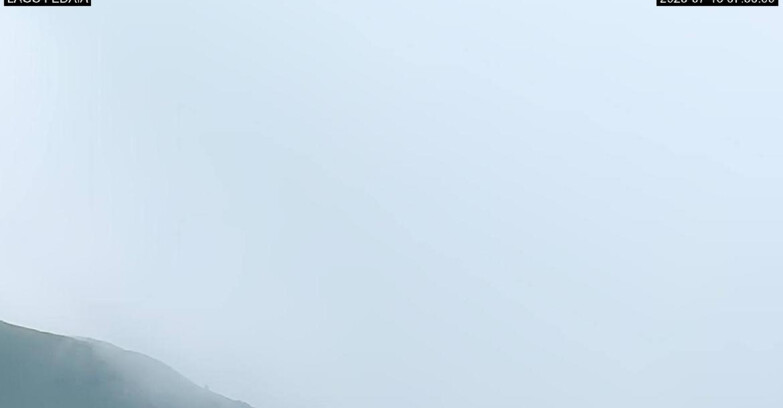 Webcam Canazei-Belvedere - Lago e Passo Fedaia