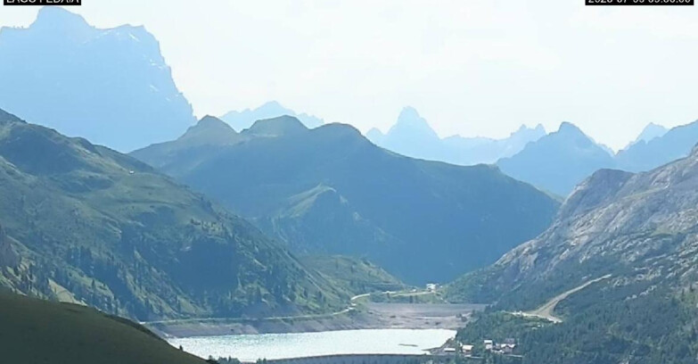 Webcam Канацей-Бельведере  - Lago e Passo Fedaia