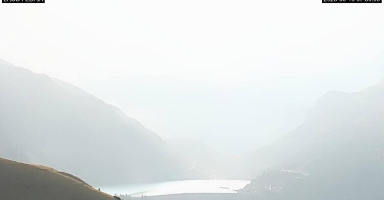 Webcam Canazei-Belvedere - Lago e Passo Fedaia