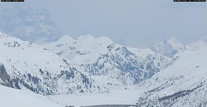 Webcam Канацей-Бельведере  - Lago e Passo Fedaia