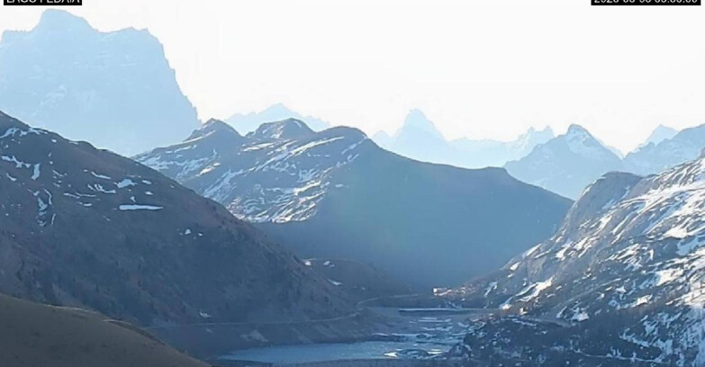 Webcam Canazei-Belvedere  - Lago e Passo Fedaia