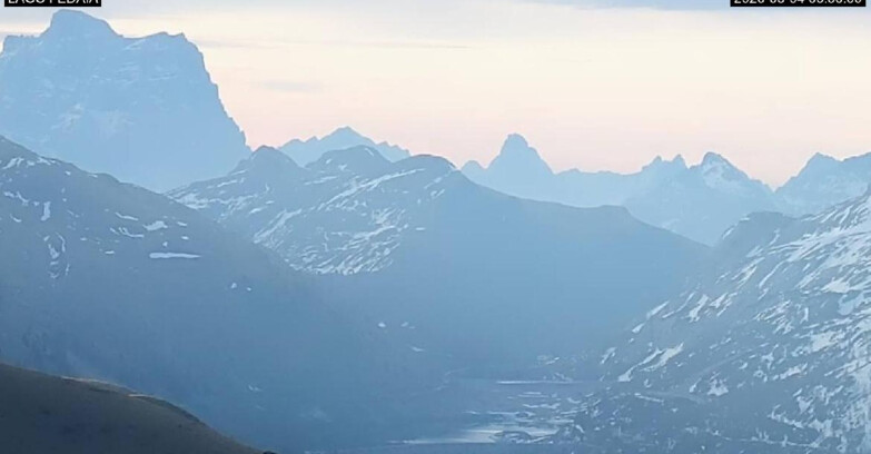 Webcam Canazei-Belvedere - Fedaia Pass