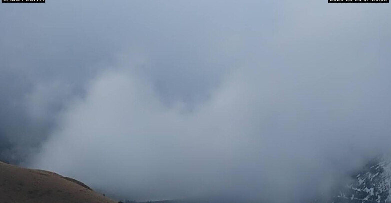 Webcam Canazei-Belvedere - Lago e Passo Fedaia