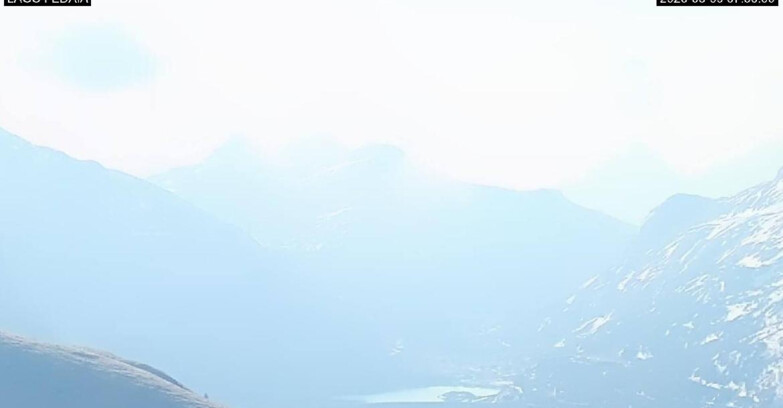 Webcam Canazei-Belvedere - Lago e Passo Fedaia