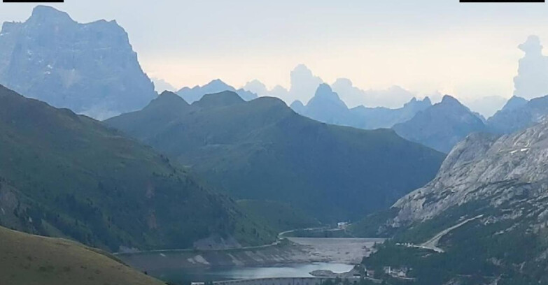 Webcam Canazei-Belvedere  - Lago e Passo Fedaia