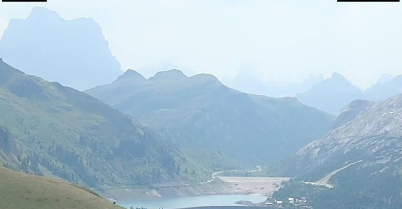 Webcam Canazei-Belvedere  - Lago e Passo Fedaia