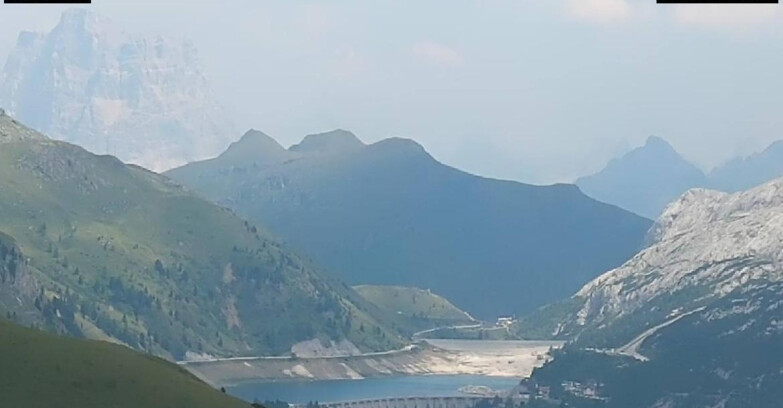 Webcam Canazei-Belvedere - Lago e Passo Fedaia