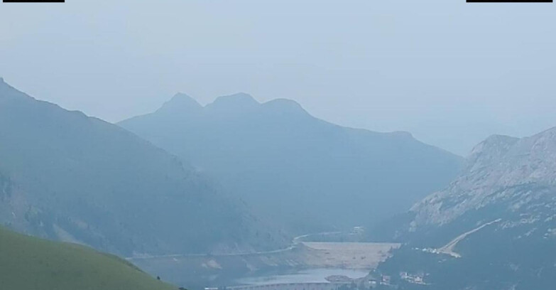 Webcam Canazei-Belvedere  - Lago e Passo Fedaia