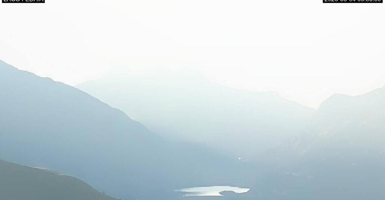 Webcam Canazei-Belvedere  - Lago e Passo Fedaia