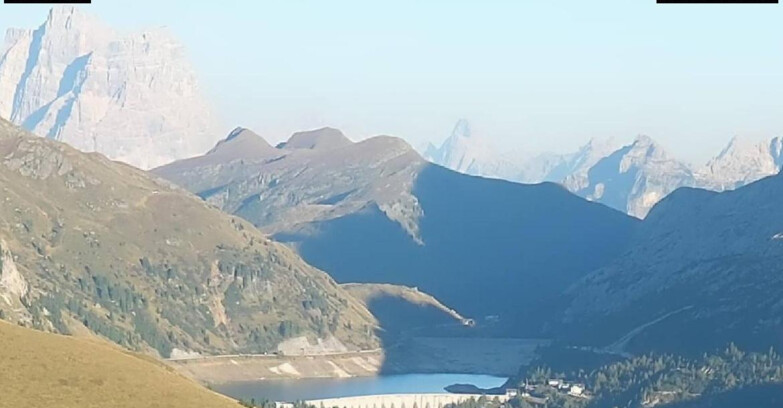 Webcam Canazei-Belvedere - Lago e Passo Fedaia