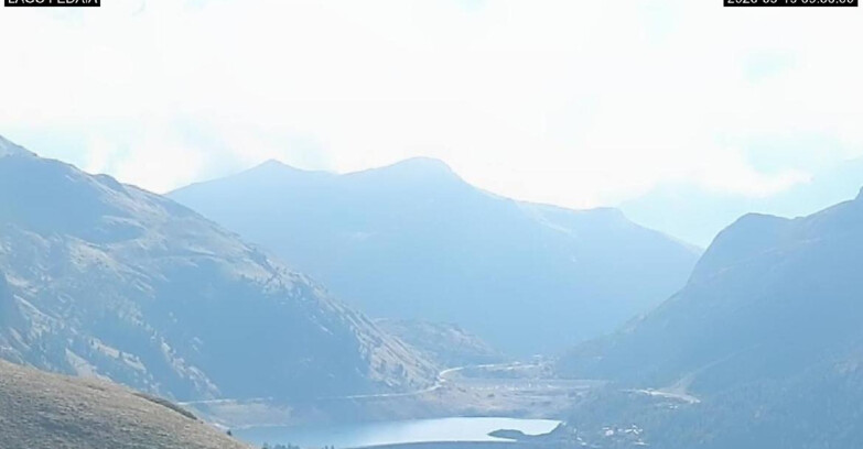 Webcam Canazei-Belvedere  - Lago e Passo Fedaia