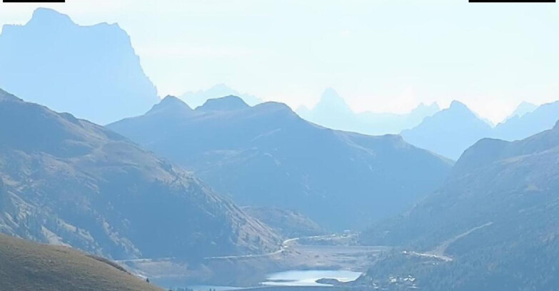 Webcam Canazei-Belvedere - Lago e Passo Fedaia