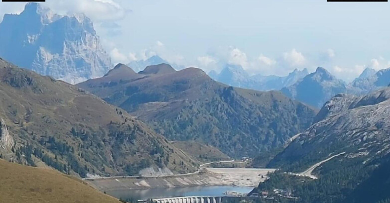 Webcam Canazei-Belvedere - Lago e Passo Fedaia