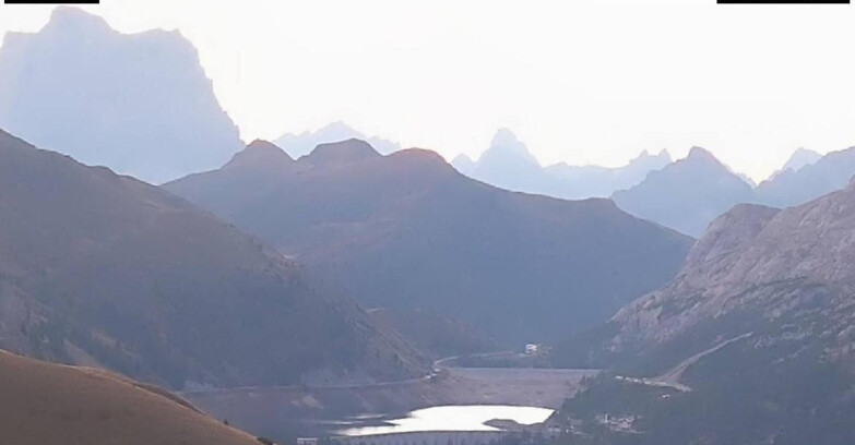 Webcam Canazei-Belvedere - Lago e Passo Fedaia