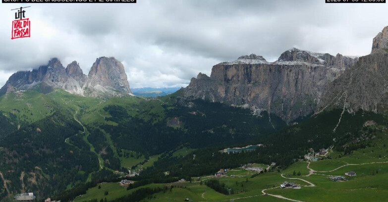Webcam Canazei-Belvedere - Canazei - Gruppo del Sassolungo