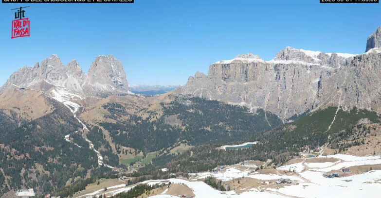 Webcam Canazei-Belvedere  - Canazei - Gruppo del Sassolungo