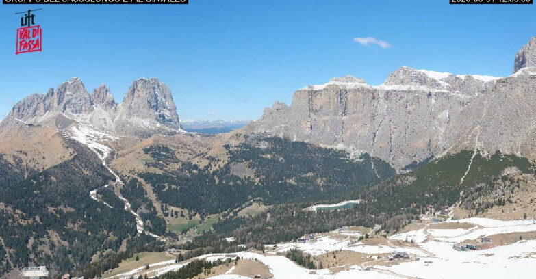 Webcam Canazei-Belvedere  - Canazei - Gruppo del Sassolungo