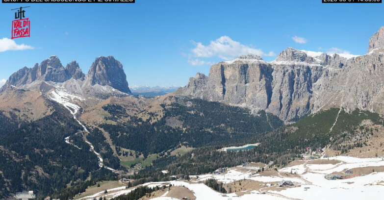 Webcam Canazei-Belvedere  - Canazei - Gruppo del Sassolungo
