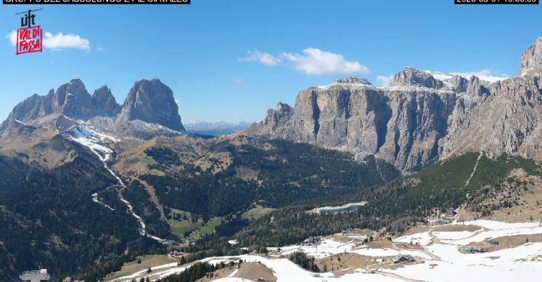 Webcam Canazei-Belvedere  - Canazei - Gruppo del Sassolungo