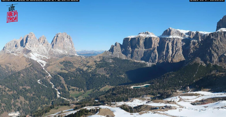 Webcam Canazei-Belvedere  - Canazei - Gruppo del Sassolungo