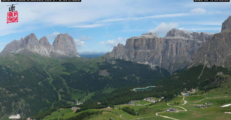 Webcam Canazei-Belvedere  - Canazei - Gruppo del Sassolungo
