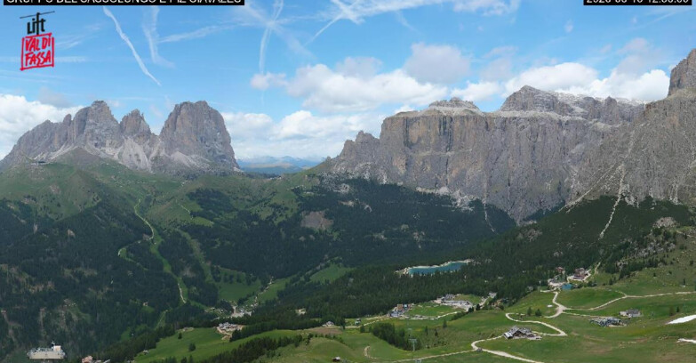 Webcam Canazei-Belvedere  - Canazei - Gruppo del Sassolungo
