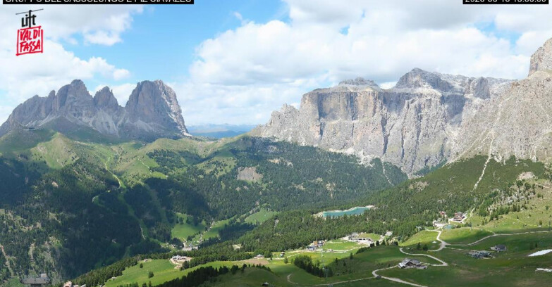 Webcam Canazei-Belvedere  - Canazei - Gruppo del Sassolungo