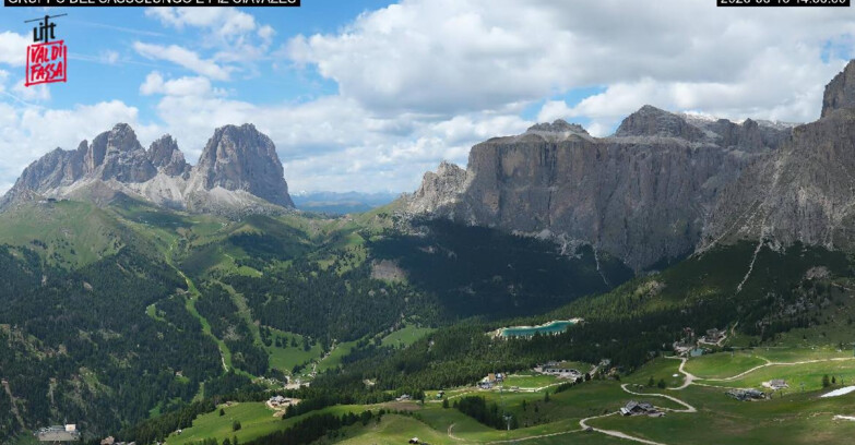 Webcam Canazei-Belvedere  - Canazei - Gruppo del Sassolungo