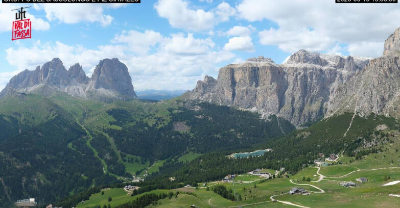 Webcam Canazei-Belvedere  - Canazei - Gruppo del Sassolungo