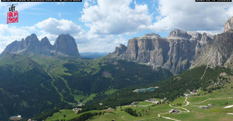 Webcam Canazei-Belvedere  - Canazei - Gruppo del Sassolungo