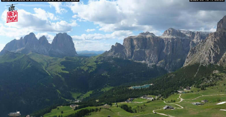 Webcam Canazei-Belvedere  - Canazei - Gruppo del Sassolungo