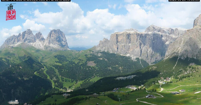 Webcam Canazei-Belvedere - Canazei - Gruppo del Sassolungo