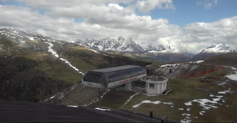 Webcam Moena-Alpe Lusia  - Alpe Lusia - Le cune