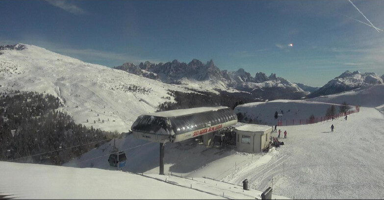Webcam Moena-Alpe Lusia  - Alpe Lusia - Le cune