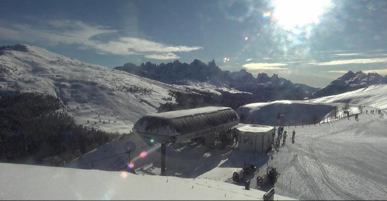 Webcam Моэна-Альпе-Лузия - Alpe Lusia - Le cune